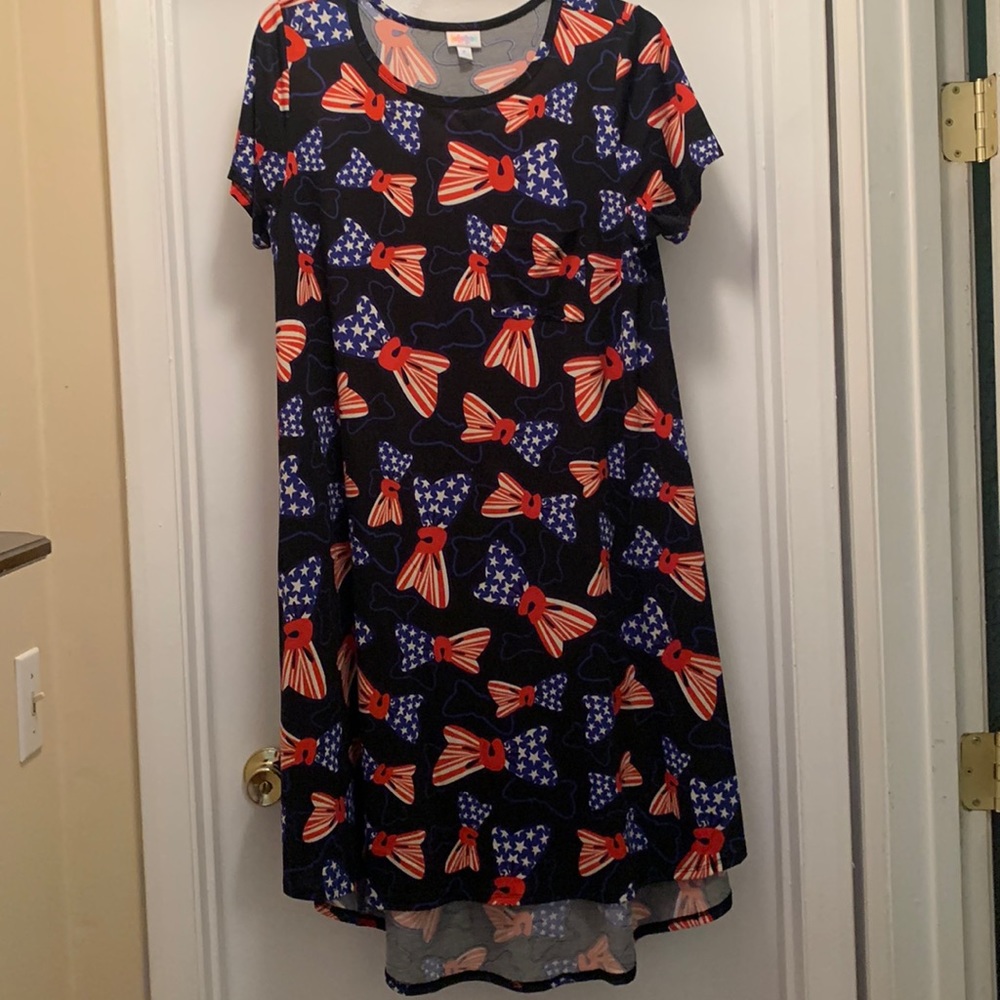 Patriotic Bows LuLaRoe Carly Dress